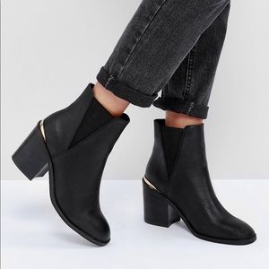 ASOS Heeled Boots Black